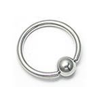 14g Steel Captive Bead Ring — Price Per 1 - Painful Pleasures