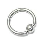 12g Steel Captive Bead Ring — Price Per 1 - Painful Pleasures