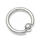 10g Steel Captive Bead Ring — Price Per 1 - Painful Pleasures