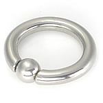 8g Snap Fit Steel Captive Bead Ring — Price Per 1