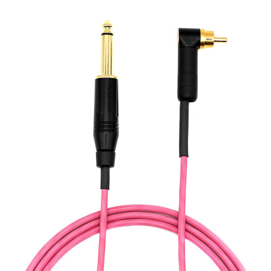 USA Strike 6’ Right Angle RCA Power Cord — Pink