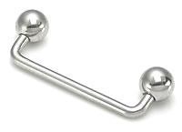 12g 90Â° Stainless Steel Surface Barbell - Painful Pleasures