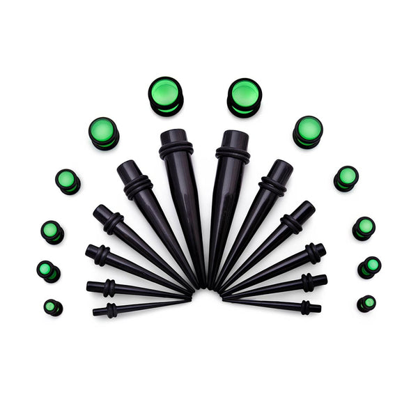 Led outlet ear gauges