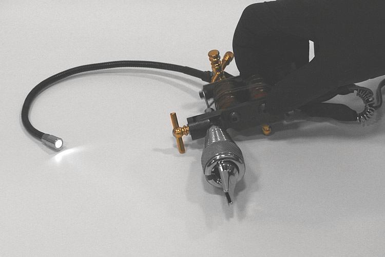 LED Serpent Light for Tattoo Machines - Light to Help While Tattooing