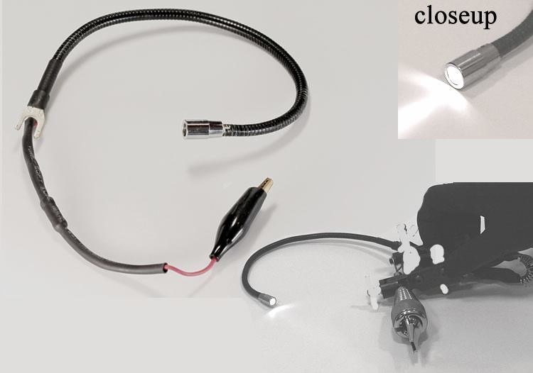 LED Serpent Light Attached