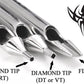 4" Precision Flat Tattoo Tip - Tip Tube Set Up