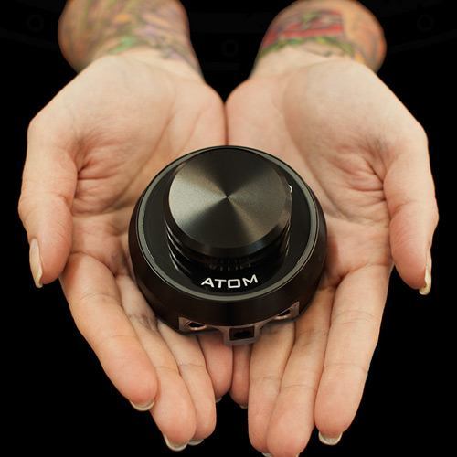 Critical Tattoo Atom Power Supply - Silver - Size Reference