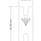 Precision .016" Blue Carbon Steel Tattoo Back Spring