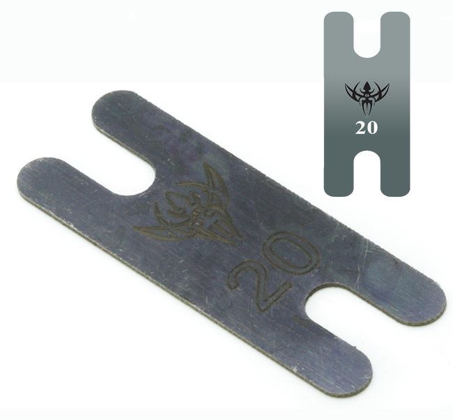 .020" Thick Blue Carbon Steel Back Spring