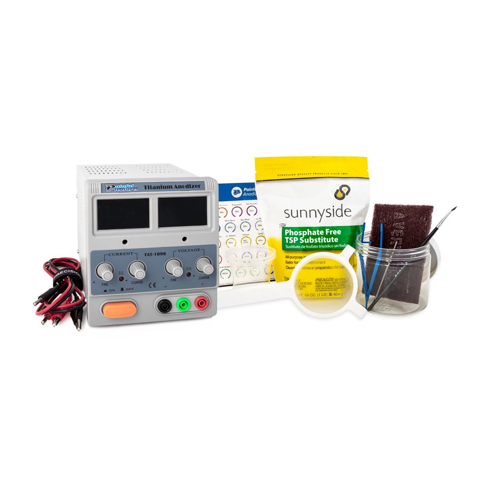 Titanium Anodizing Kit (for Jewelry & Medical Supplies) – Painful Pleasures