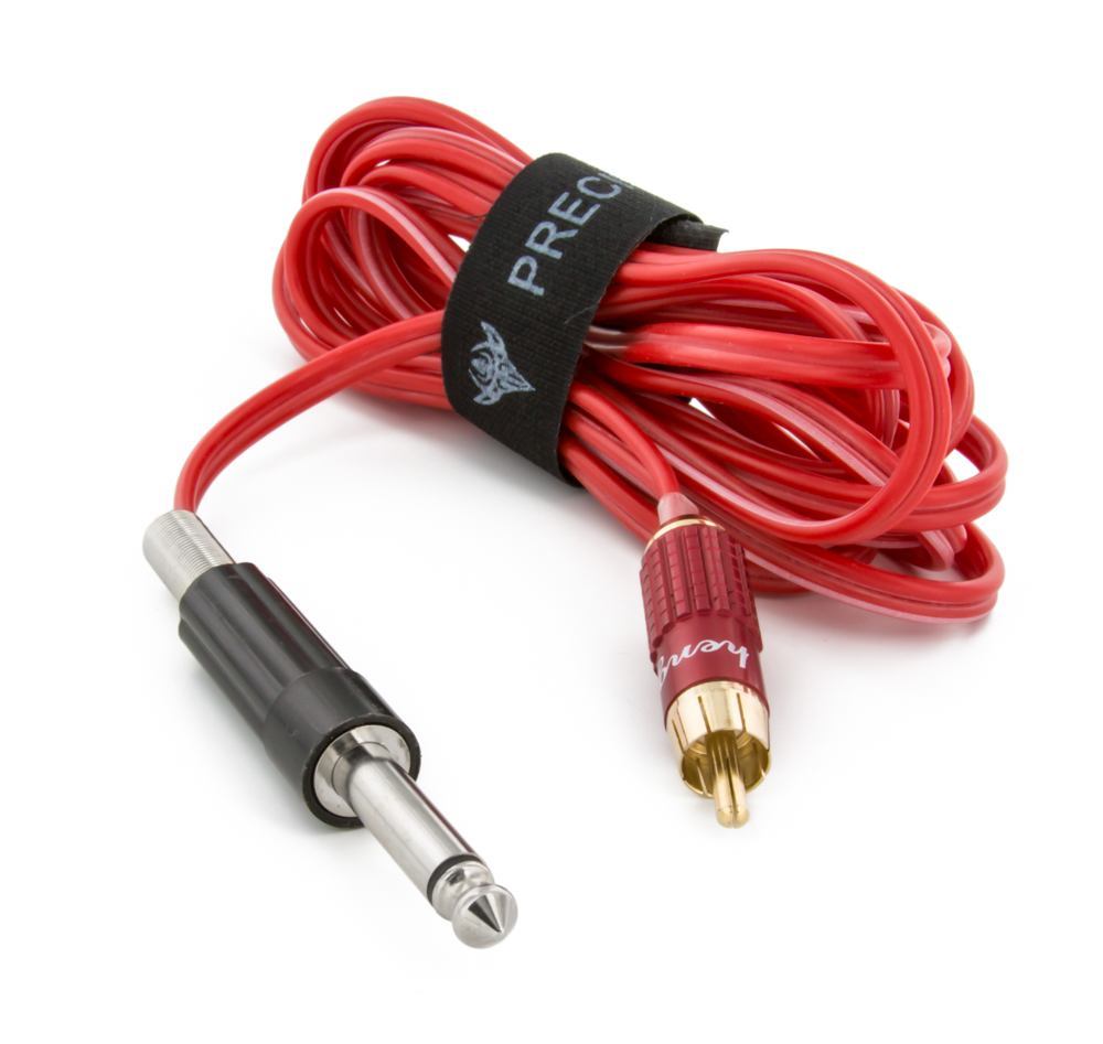 Polarized Silicone Wire Red RCA Cord (8 ft.)