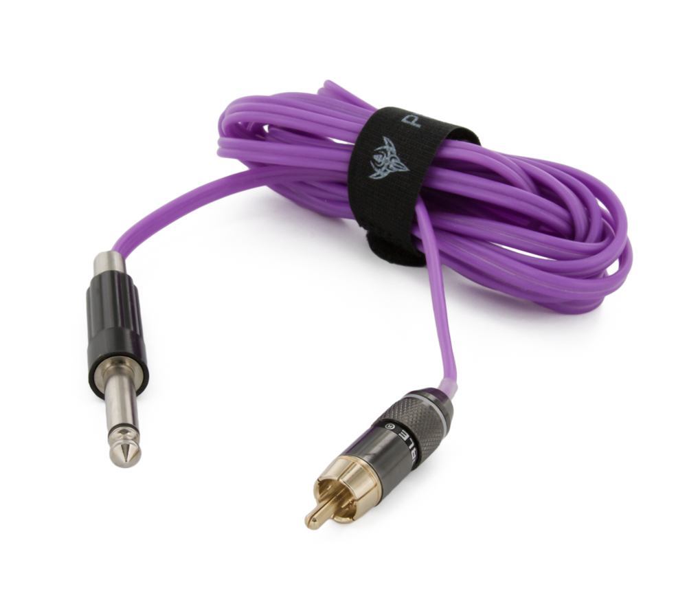Polarized Silicone Wire Purple RCA Cord (8 ft.)