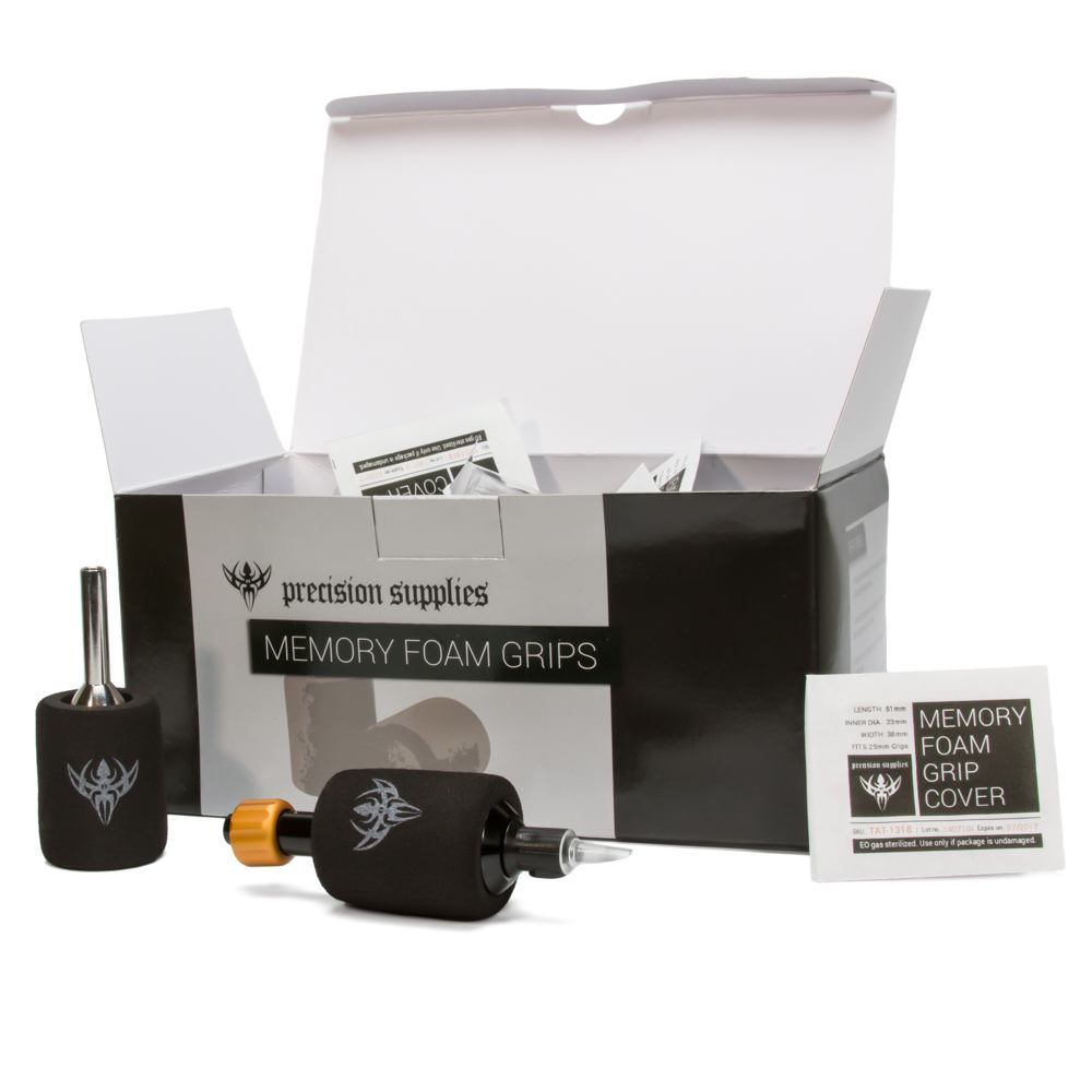 Precision Sterilized Memory Foam Grip Covers Box