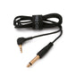 Precision 5.3’ Long Right Angle Gold-Plated 3.5mm to 1/4” Mono Plug Cable