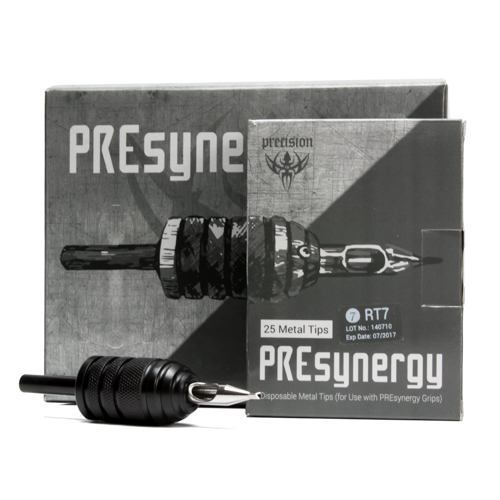 PREsynergy Disposable Metal Sterilized Tips – Box of 25 With Grip 2