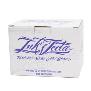 InkJecta Ergo Disposable Cartridge Grips in Black - Box of 10 - Painful Pleasures