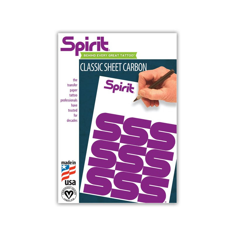 Spirit Tattoo Carbon Sheet Paper 8-1/2" x 11" — 200 Sheets