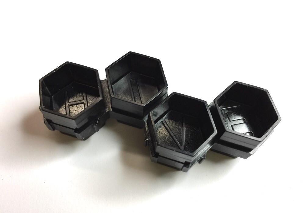 Hive Caps™ — Bag of 200 Ink Caps (50 Pieces) — Black Honey Hive 2