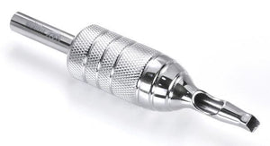 13FT - Closed Mouth 1 PIECE Grip, Tip, Stem Combo Stainless Steel 7/8" Grip - Painful Pleasures