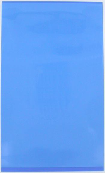 Blue Thermofax Carrier - Use With Oldschool Thermofax Machines - Blue Acetate Thermal Paper