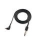 FK Irons Darklab 6’ Right Angle Air Mini DC Cable — Black