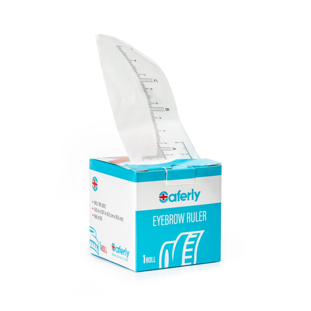 Saferly Eyebrow Ruler Stickers