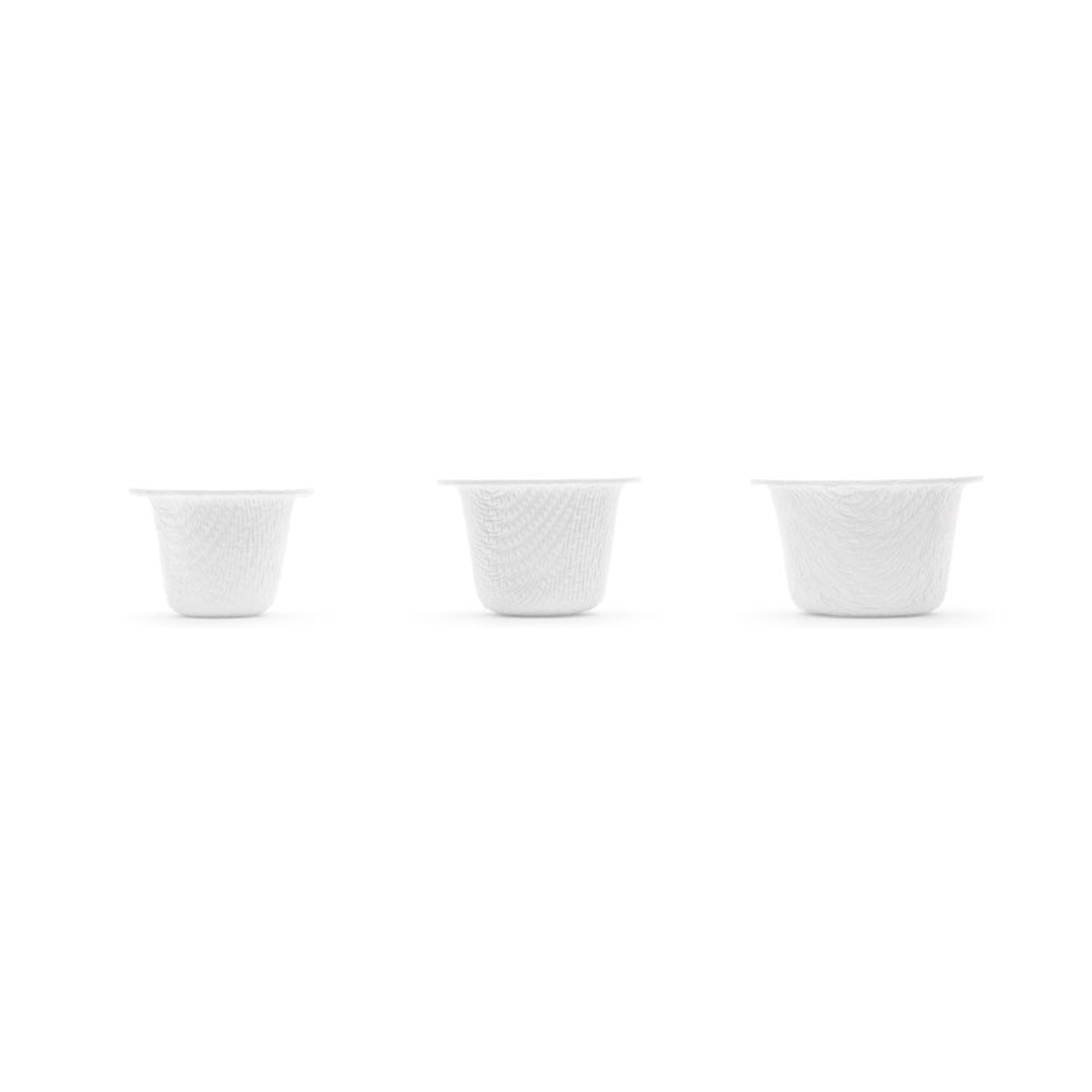 Saferly Clean Caps — Bag of 200 Biodegradable Ink Cups — Pick Size