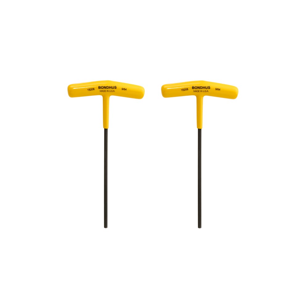 Bondhus 6” 9/64” T-Handle Hex Key — 15208 — Price Per 2