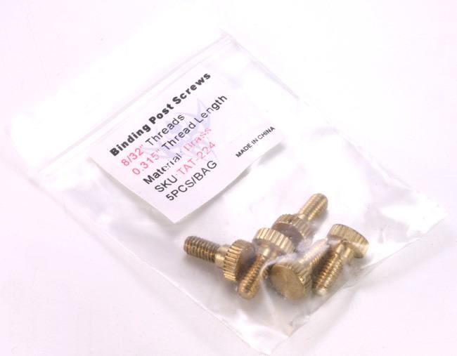 M4 Thread Posts Brass Front Binding Post Screw - M4 Metric - Version 7 – Painful Pleasures