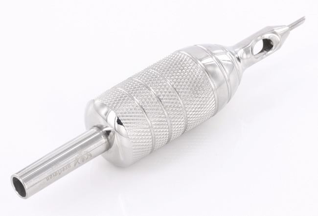 Premium 1 Piece Grip/Tip Combo - Stainless Steel - 7/8" Grip with 3RT Round Tip