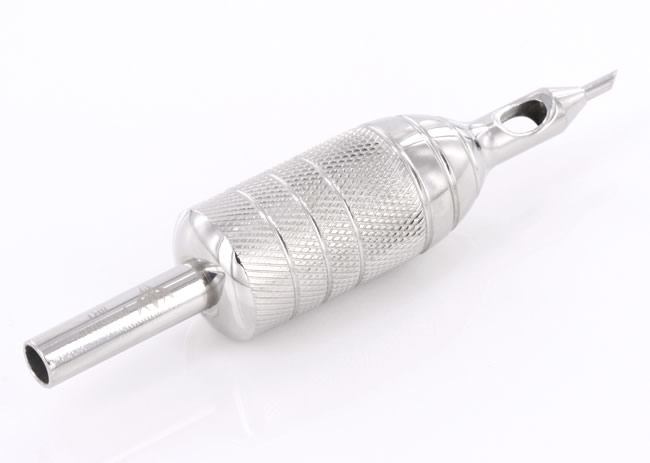 Premium 1 Piece Grip/Tip Combo - Stainless Steel - 7/8" Grip with 8RT Round Tip