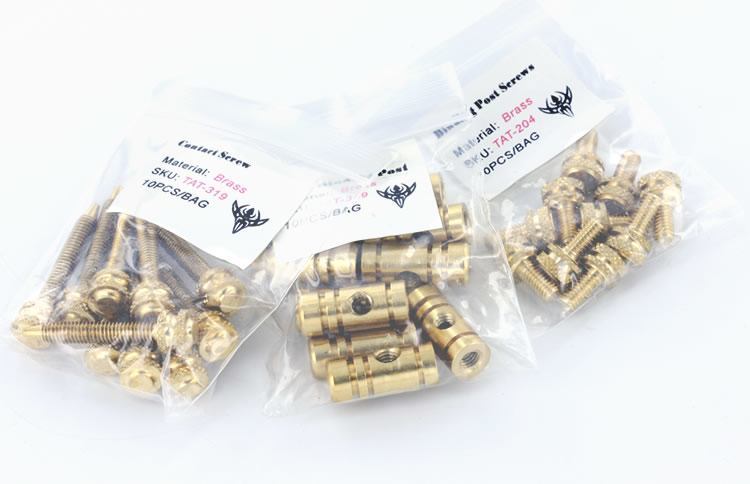 M4 Thread Posts Brass Front Binding Post - M4 Metric - Version 3