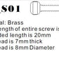Screw Dimensions