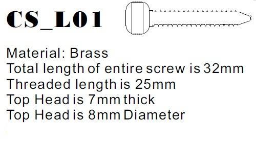 Screw Dimensions