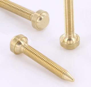 Long Brass Contact Screw - M4 Metric - Version 3