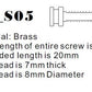 Copper Screw Dimensions