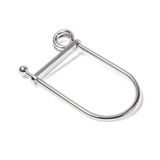 6g 4mm Thick Polished Suspension Hook with Safety Bar (Default)