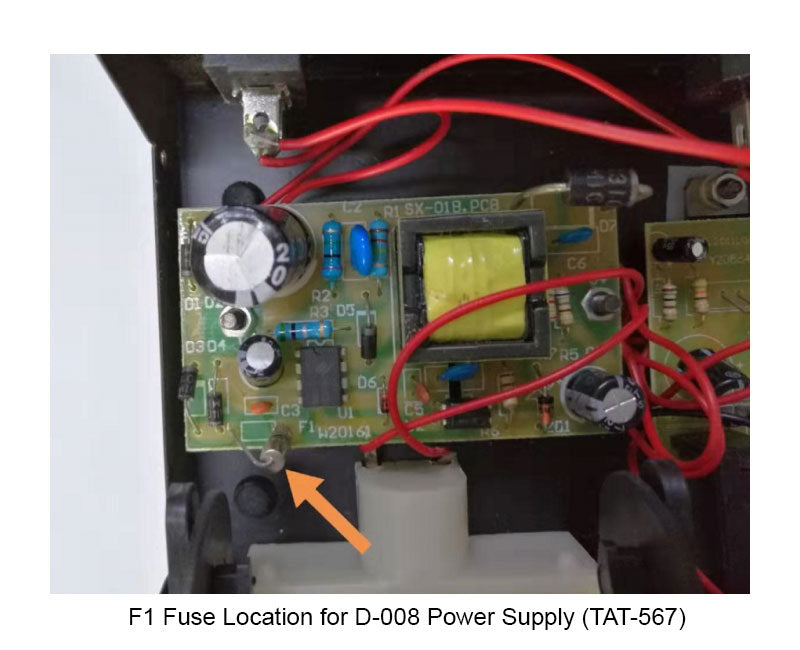 Replacement Fuse for Precision Power Supplies — Angled View