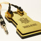 HM 2-Plate Brass Footswitch — Heavy Duty (action)