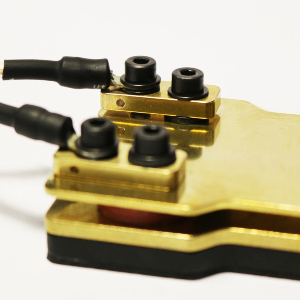 HM 2-Plate Brass Footswitch — Heavy Duty