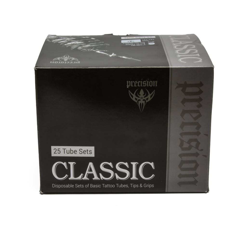 Classic Tube & Grip Sets - 3/4" Black Disposable Grip