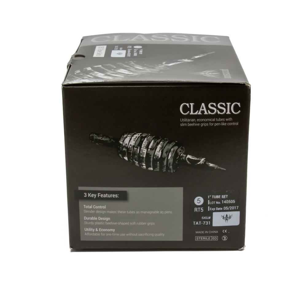 Classic Tube & Grip Sets - 3/4" Black Disposable Grip
