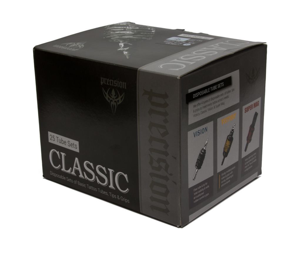 Classic Tube & Grip Sets - 3/4" Black Disposable Grip