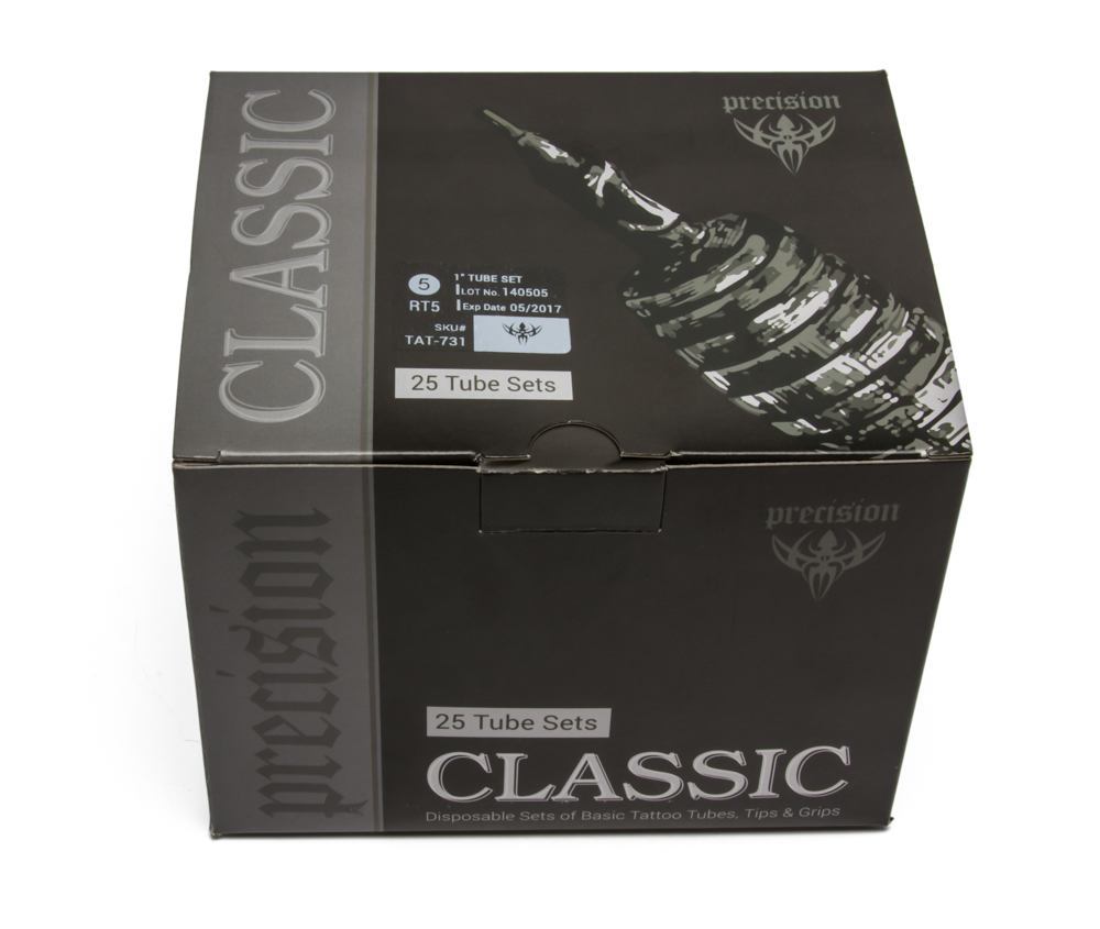 Classic Tube & Grip Sets - 3/4" Black Disposable Grip