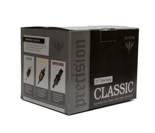 Classic Tube & Grip Sets - 3/4" Black Disposable Grip
