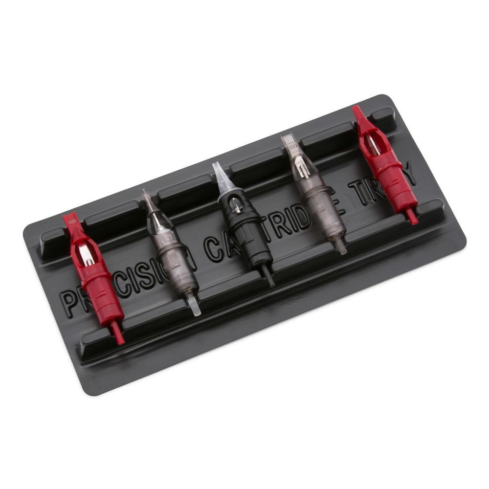 Precision Cartridge Holder Disposable Tray — Side View