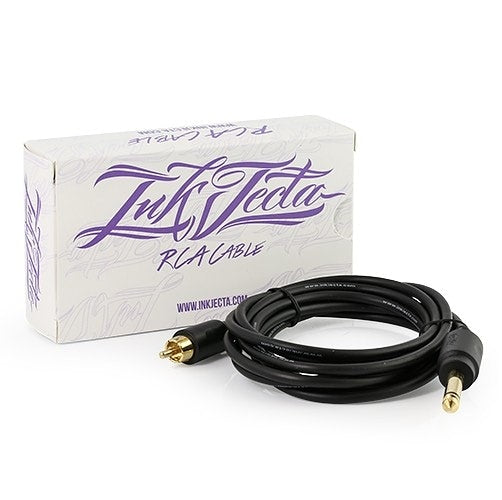 InkJecta 8’ Long RCA Cable in Black with Box