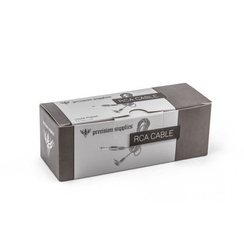 Precision 8’ Long Right Angle Gold-Plated RCA Cable Box