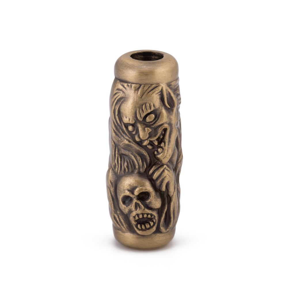 Mayan Wolf & Skull Tattoo Grip - 5/8” - Front