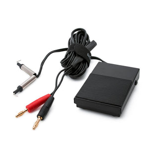 Combo Tattoo Foot Pedal & Clip Cord With Banana Plugs for Use With Our High-Tech Power Supplies - Painful Pleasures